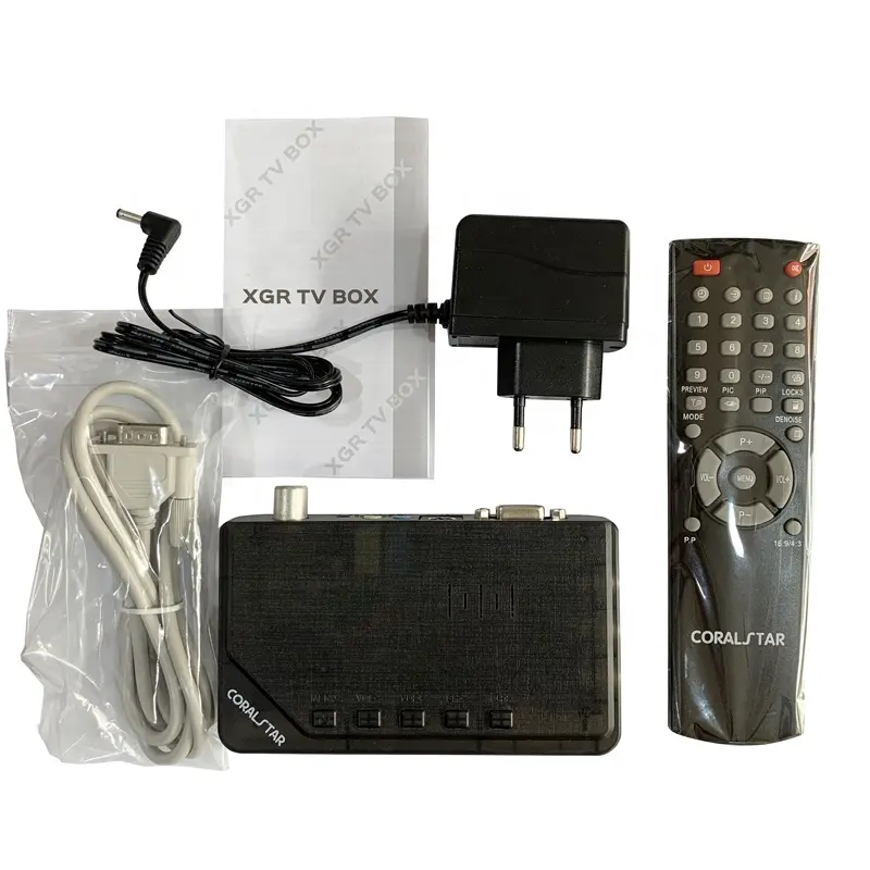 Coralstar afrika popüler Set üstü kutusu TV akıllı kutu LCD TV alıcı süper VGA TV kutusu