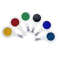 Gafas Decodificadoras de Estilo Religioso Secreto, Globos de Fiesta de Cartón Rojos y Azules con Logotipo Personalizado en Relieve Plástico