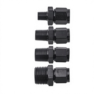 อะแดปเตอร์ AN6 1/2 Npt อลูมิเนียมอัลลอยด์ สำหรับเชื่อมต่อระบบระบายความร้อนน้ำมันรถยนต์ เพื่อการดัดแปลงและอัปเกรด - Product Image 1
