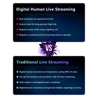 Hiseeview: Портативная легкая приставка для прямых трансляций с технологией AI Digital Human 4K для Windows, TikTok и YouTube