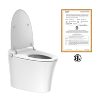 WC intelligent intégré en céramique blanche TA-X572ZD avec réservoir intégré, télécommande, fonction de séchage à chaud et toilettes intelligentes