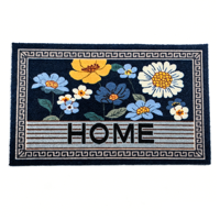 Tapis de porte personnalisé antidérapant en fibre de coco, robuste, facile à nettoyer, tapis d'entrée, tapis de sol, tapis en fausse fourrure