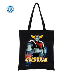 กระเป๋าผ้าแคนวาสลายการ์ตูน Goldorak Ufo Robo Mazinger <span class=keywords><strong>Grendizer</strong></span> สีดำ สำหรับเด็ก สะพายไหล่ ช้อปปิ้ง เป็นมิตรกับสิ่งแวดล้อม - Product Image 1