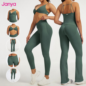 Conjunto de Ropa Deportiva para Dama al por Mayor Estilo Tik Tok para Gimnasio y Fitness Sin Costuras Traje de Yoga para Mujer - Product Image 1