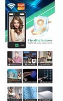 Système d'interphone multi-appartement Tuya à capacité faciale 5000 Interphone vidéo de contrôle d'accès IP65