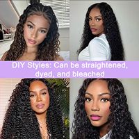 Prix d'usine 100% Cheveux Humains Ondulés Crochet Braids Machine Double Trame Ondulations Personnalisables Couleurs Extensions de Cheveux en Gros
