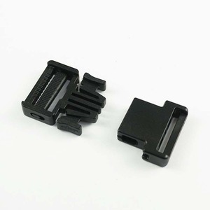 Hebillas de plástico de liberación lateral de 25 mm, negras, duraderas, para bolsos y equipaje - Product Image 2