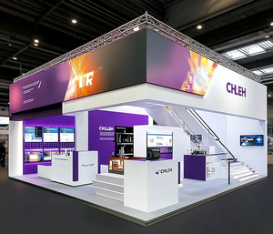 Stand d'exposition à deux étages Creative Luminars, stand de salon professionnel à deux niveaux, grand stand d'exposition - Product Image 1