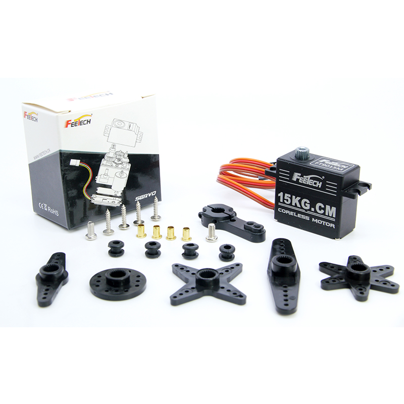 Feetech FT9015M, 15 кг, сервопривод, вертолет с неподвижным крылом, 1/10-я 1/8-я шкала, внедорожные и внедорожные автомобили, мощный сервопривод Mini MG BB
