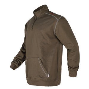 Chemise de sécurité ignifuge en maille brossée, mélange acrylique, conforme NFPA2112, vêtements de travail, poids personnalisable, couture surjetée - Product Image 1