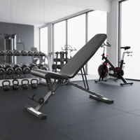 Banc de musculation réglable Dingfeng pour entraînement sportif en intérieur, idéal pour haltères et exercices de fitness
