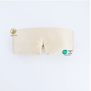 Masque de sommeil <span class=keywords><strong>Yasha</strong></span> en soie de mûrier 100% grande taille personnalisé, style roi, avec impression par transfert thermique, pour toutes les saisons, vente en gros - Product Image 4