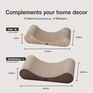 Fábrica Venda Quente Altamente Confortável Clássico Sofá <span class=keywords><strong>Cat</strong></span> Scratcher Curvo Madeira Eco-friendly Durável Pet <span class=keywords><strong>Toy</strong></span> Bed Indoor Use - Product Image 4