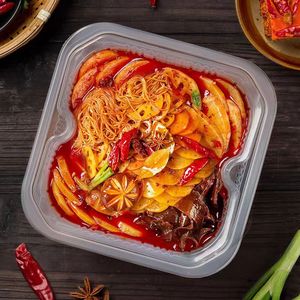 Laweike Mini <span class=keywords><strong>Hot</strong></span> <span class=keywords><strong>Pot</strong></span> <span class=keywords><strong>Chongqing</strong></span> Auton chauffant, saveur authentique, portable, instantané, pour une personne, avec accompagnements variés - Product Image 5
