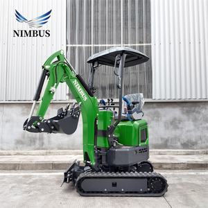 Mini-excavatrice NIMBUS à livraison rapide, avec bras oscillant monté sur le dessus, conduite confortable, pour travaux routiers - Product Image 4