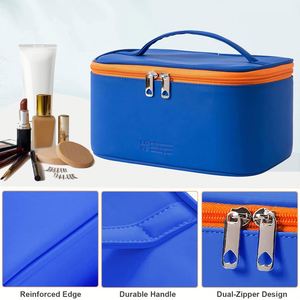 <b>Hot</b> Sale Custom Cosmetic <b>Bags</b> Outdoor Travel Portable Waterproof Cosmetic <b>Bag</b> with logo Personalized Toiletry <b>Bags</b> for Women - Product Image 5