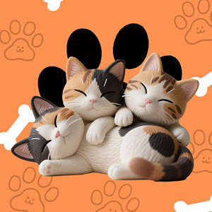 Sculptures de chat imprimées en <span class=keywords><strong>3D</strong></span> réalistes et personnalisées-Poses réalistes et options de résine multicolore pour les collections de figurines félines sur mesure - Product Image 4