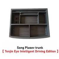 Boîte de rangement pour coffre avant de voiture pour BYD Song Plus EV 2023-2025, boîte à outils d'organisation et accessoires de modification pour coffre arrière