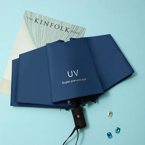 Paraguas de viaje a prueba de viento para lluvia, fácil de abrir y cerrar, duradero y compacto, marco fuerte, paraguas portátil impermeable para viajes - Product Image 3