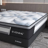 Matelas de lit confortable à ressorts ensachés en mousse à mémoire de forme pour mobilier de maison