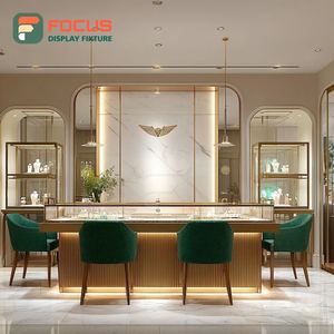 Fabricante de Sistemas Modernos de Exhibición de Joyería Personalizados, Vitrina de Joyería Comercial con Superficie Pulida - Product Image 5