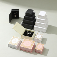 Boîte à bijoux Jingda, personnalisation de logo en petite série, magnétique, matériau écologique, boîte d'emballage pour bagues avec doublure en velours
