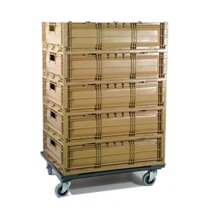 Heavy Duty 34 Litre Stackable Tote Bin Plastic Moving Boxes Storage Crates With Unattched Lids