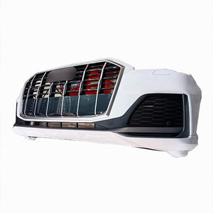 Для <span class=keywords><strong>Audi</strong></span> <span class=keywords><strong>Q7</strong></span> 2021 высококачественный спортивный передний бампер со спортивным дизайном полный бампер Гриль Белый бампер - Product Image 3