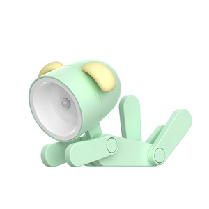 Ledlamp Mini Opvouwbare Cartoon Bureaulamp Huisdiervorm Tafellamp Schattige Cartoon Bureaulamp Verplaatsbaar Nachtlampje Voor Geschenken - Product Image 1