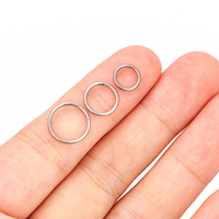 Anneaux de nez articulés en acier inoxydable chirurgical 316L, anneaux clicker pour piercing de nez, hélix, cartilage, daith, tragus, bijoux de piercing corporel