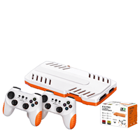 Consola de Videojuegos Aowatson X10 PRO 4K TV Inalámbrica 2.4GHz con Soporte para Dos Controles, Más de 50000 Juegos, 51 Simuladores, 128GB, Ecológica