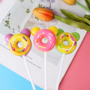 Venta al por mayor <span class=keywords><strong>Donut</strong></span> Lollipop Stand Fruit Flavored Soft Hard Candy para niños Halal Certified Small Snacks - Product Image 4