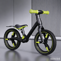 Vélo d'équilibre pour tout-petits de 12 pouces, cadre en nylon, vélo à pousser pour enfants, absorption des chocs en option, pour les enfants de 2 à 5 ans, vente en gros