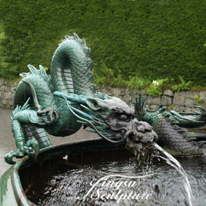 Alta calidad vida tamaño grande al aire libre metal <span class=keywords><strong>Dragon</strong></span> estatua - Product Image 6