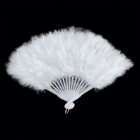 Éventail de mariage en plumes blanc perle et rouge, nouvel arrivage, style européen moderne professionnel, accessoire de mariage à tenir à la main