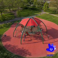 Structure de jeu dôme en corde pour extérieur, équipement de parc d'attractions pour enfants, OEM ODM