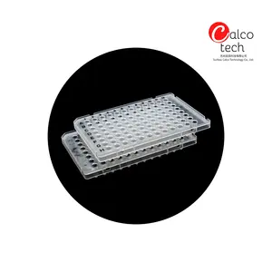 실험실 장비 Microtainers ABI 0.1ml 절반 치마 ABI 및 민첩한 실험실 공급을 위한 투명한 PCR 판