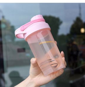 Shaker de protéines minimaliste 500 ml en stock usine, avec gobelet à boire directement, étanche, compatible lave-vaisselle, logo personnalisé, fitness - Product Image 3