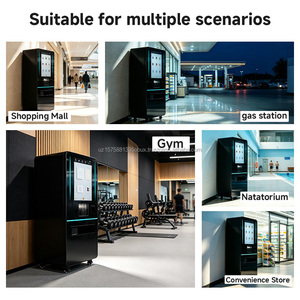 Máquina expendedora de batidos de proteínas YISO con pantalla de 32 pulgadas, máquina expendedora de bebidas para gimnasio, máquina automática de dispensación de batidos de proteínas con dispensador de vasos. - Product Image 5