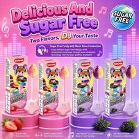 Multi Scene Kids Novelty Candy Toy Suikervrij Beengeleiding Muziek Lollipop Hard Fruit Zoet Fit Verjaardag Kerstfeest Cadeau