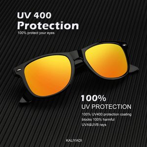 Gafas de sol polarizadas para hombre y mujer, unisex, con montura semirrígida, estilo retro, para conducir, con protección UV - Product Image 4