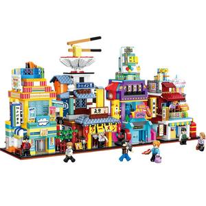 ตัวต่อเซ็ตจี๋เกา มินิซิตี้ สตรีทซีน 756 720 ชิ้น ร้านชานมและราเมง ของเล่นเสริมพัฒนาการสำหรับเด็กอายุ 4-6 ปี - Product Image 2
