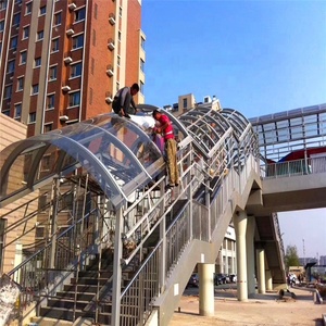 Tấm <span class=keywords><strong>polycarbonate</strong></span> rắn cho phân vùng sóng mái Skylight thiết kế hiện đại mặt trời rỗng tấm vật liệu PC - Product Image 3