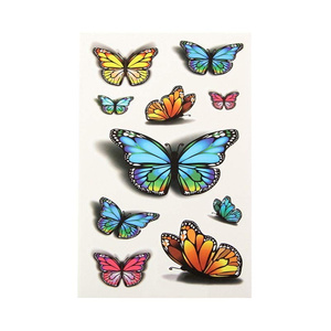 3D Custom Design Full Hand <span class=keywords><strong>Tattoo</strong></span> Stickers Water Proof Butterfly Colorful Beauty Sticker <span class=keywords><strong>Tattoo</strong></span> - Product Image 5