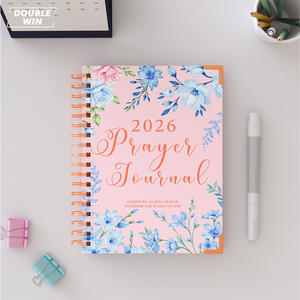 2026 2027 stampa personalizzata Logo gratitudine manifestazione salute mentale donne preghiera Planner diario taccuino con scatola - Product Image 6