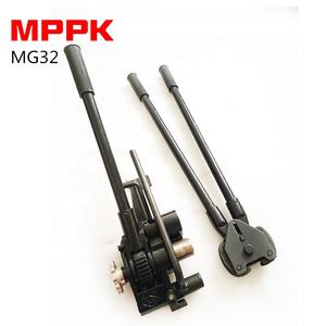 Combinazione manuale strumenti di imballaggio per Acciaio reggette macchina tenuto in <span class=keywords><strong>mano</strong></span> di avvolgimento con elementi di fissaggio fibbia - Product Image 1