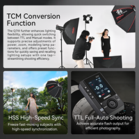 Émetteurs de déclenchement flash TTL miniatures professionnels JINBEI TR-Q7III, système sans fil 2,4 GHz pour flashs de studio et de photographie en extérieur