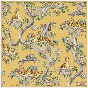Tapis <span class=keywords><strong>de</strong></span> table Mahjong rétro à imprimé léopard et floral <span class=keywords><strong>de</strong></span> style chinois <span class=keywords><strong>avec</strong></span> propriétés antidérapantes et anti-bruit pour le jeu - Product Image 1
