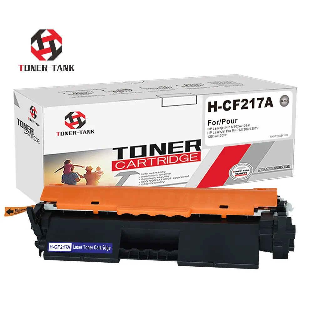 Toner TANK compatível com cartucho de toner preto HP 17A CF217A 217A 217 HP217A para impressora Laser M102a 102w MFP M130a 130fn 130nw