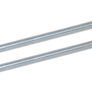 Parafuso Rosqueado de Cabeça Cilíndrica M6 M8 M10 em Aço Zincado de Grau Industrial, Padrão DIN, Comprimento de 3m, Alta Precisão, Rosca Completa - Product Image 1